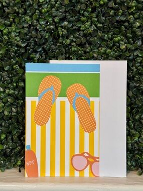 Hicks Paper Goods Fun in the Sun Printable Invitations, Pack of 20 cards/envel.
